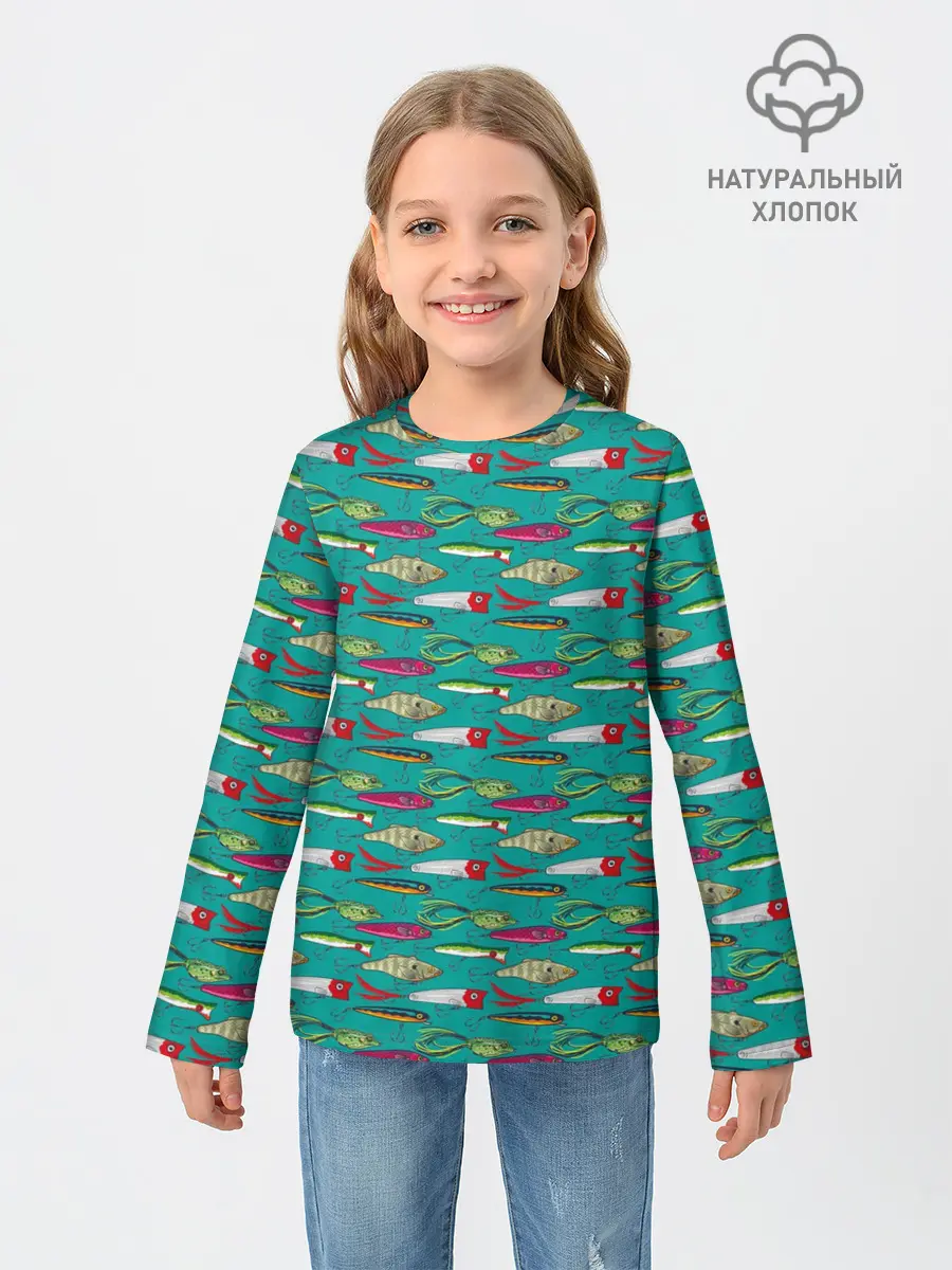 Детский лонгслив / рыбацкие блесна