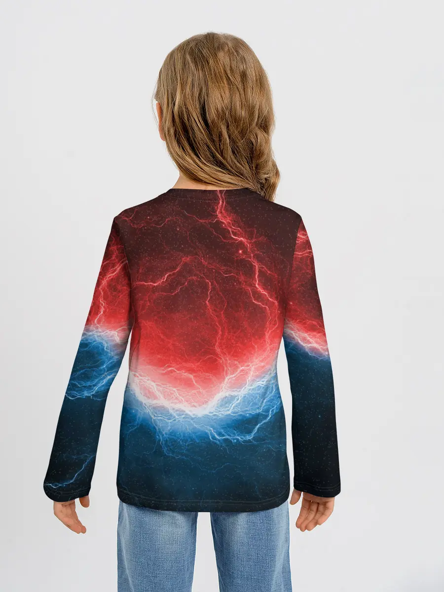 Детский лонгслив / Огонь и лёд