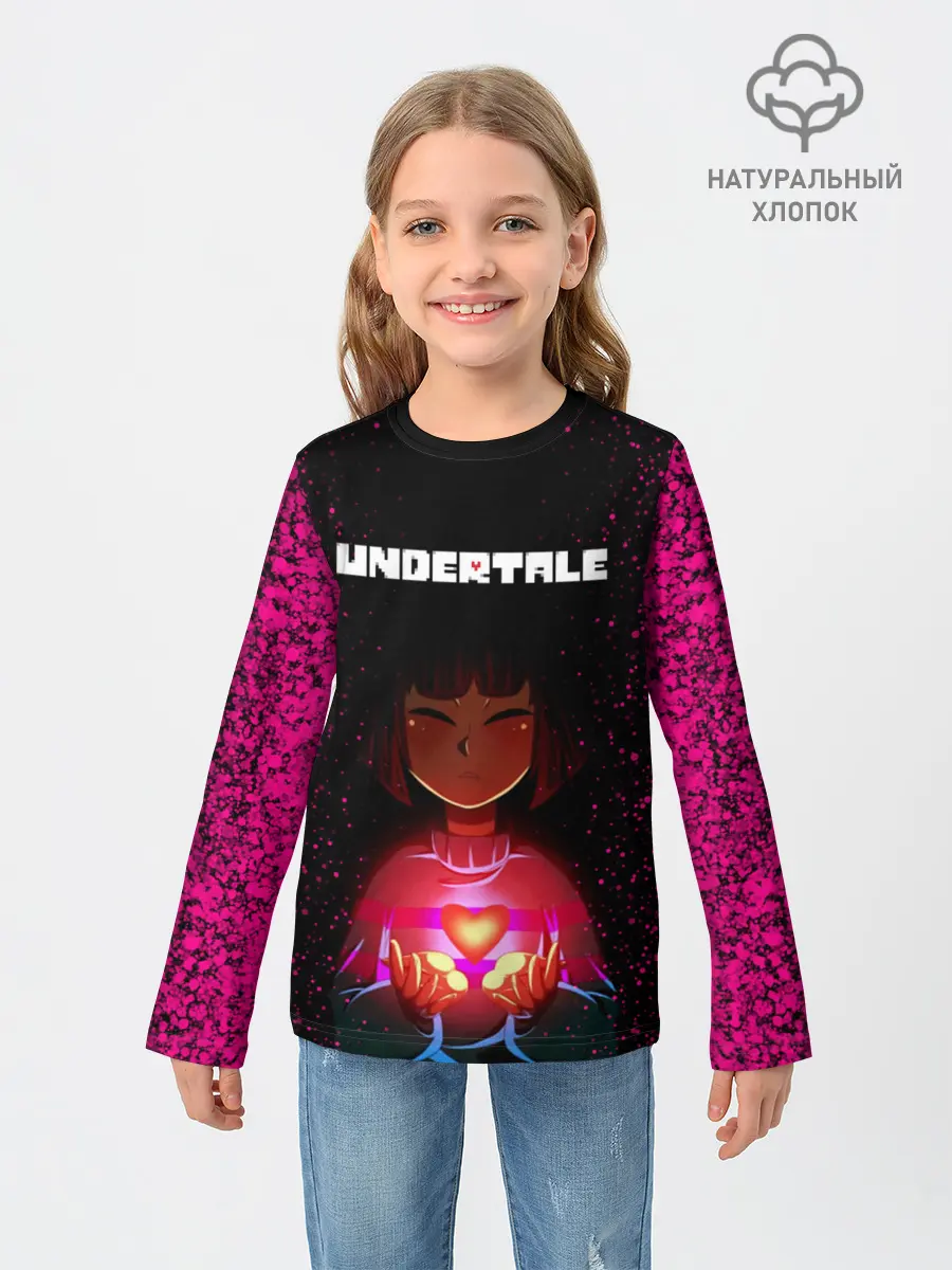 Детский лонгслив / UNDERTALE FRISK