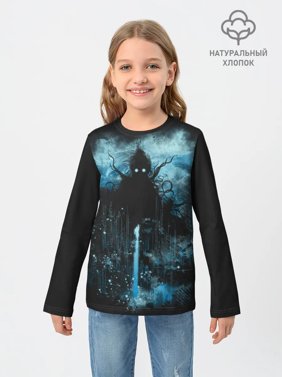 Детский лонгслив / Ктулху