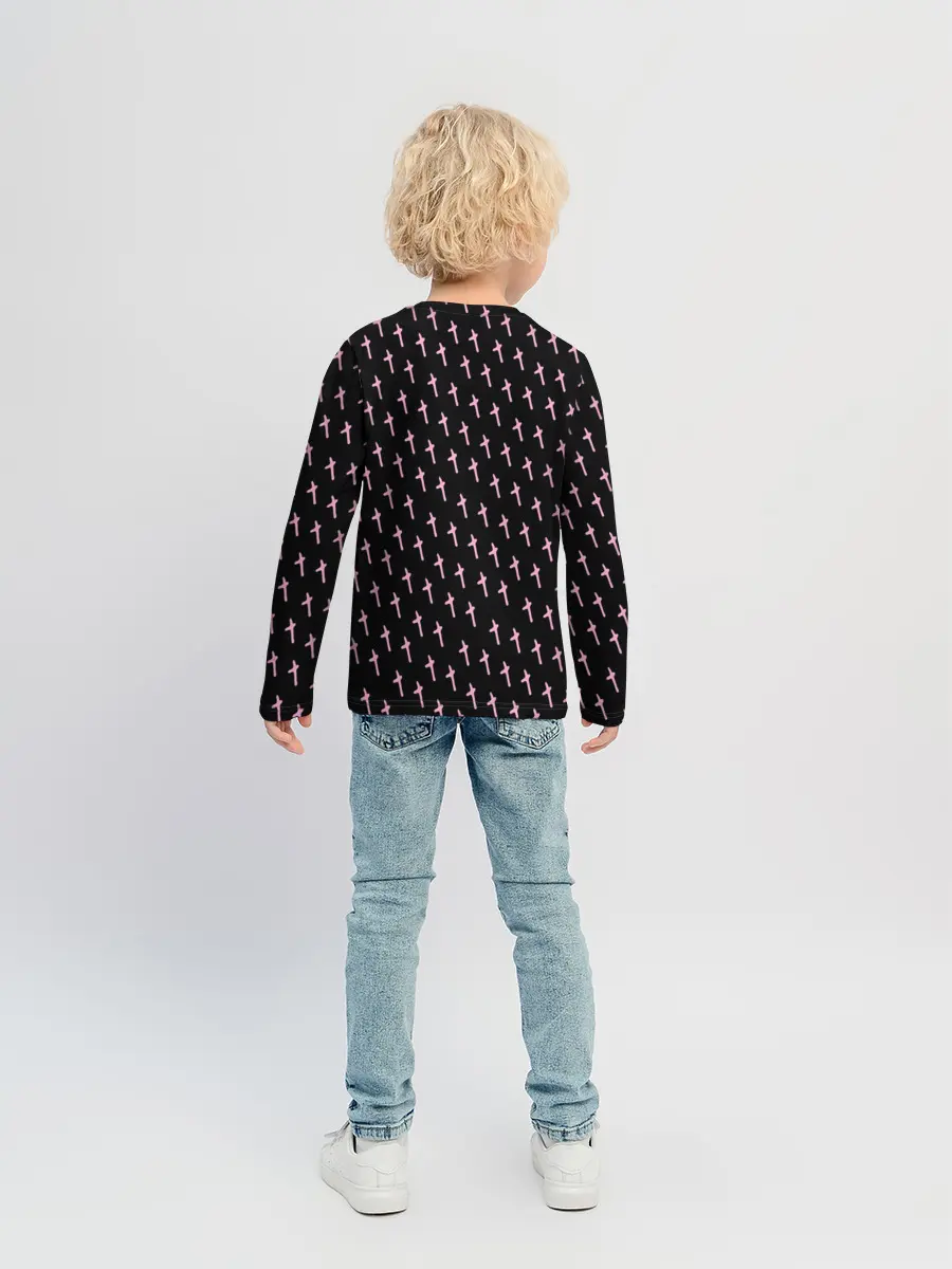 Детский лонгслив / LiL PEEP Pattern