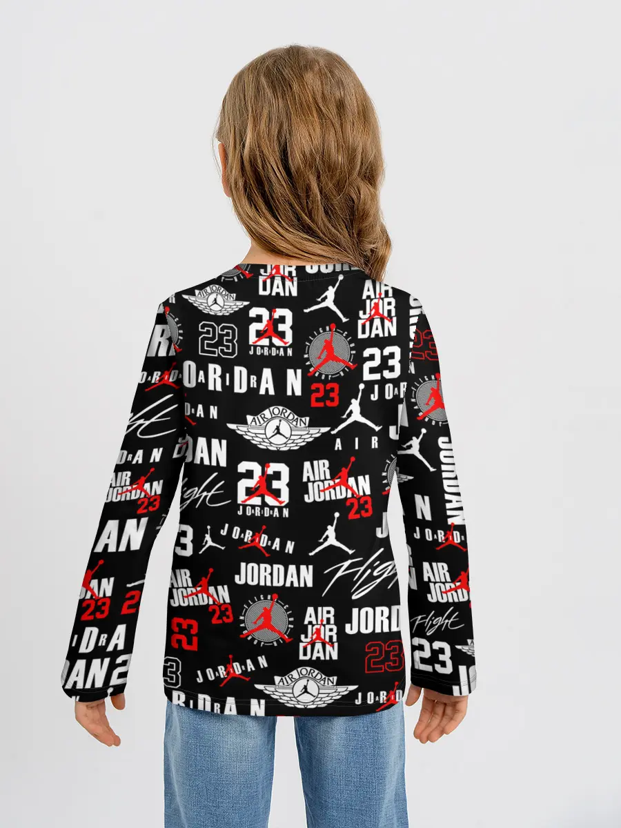 Детский лонгслив / MICHAEL JORDAN LOGOBOMBING