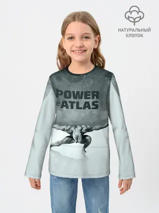 Детский лонгслив / Power of the Atlas