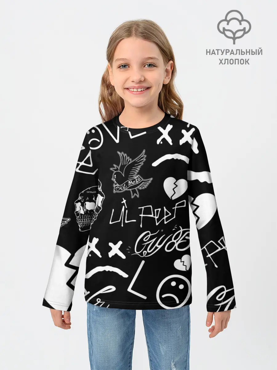 Детский лонгслив / Lil Peep