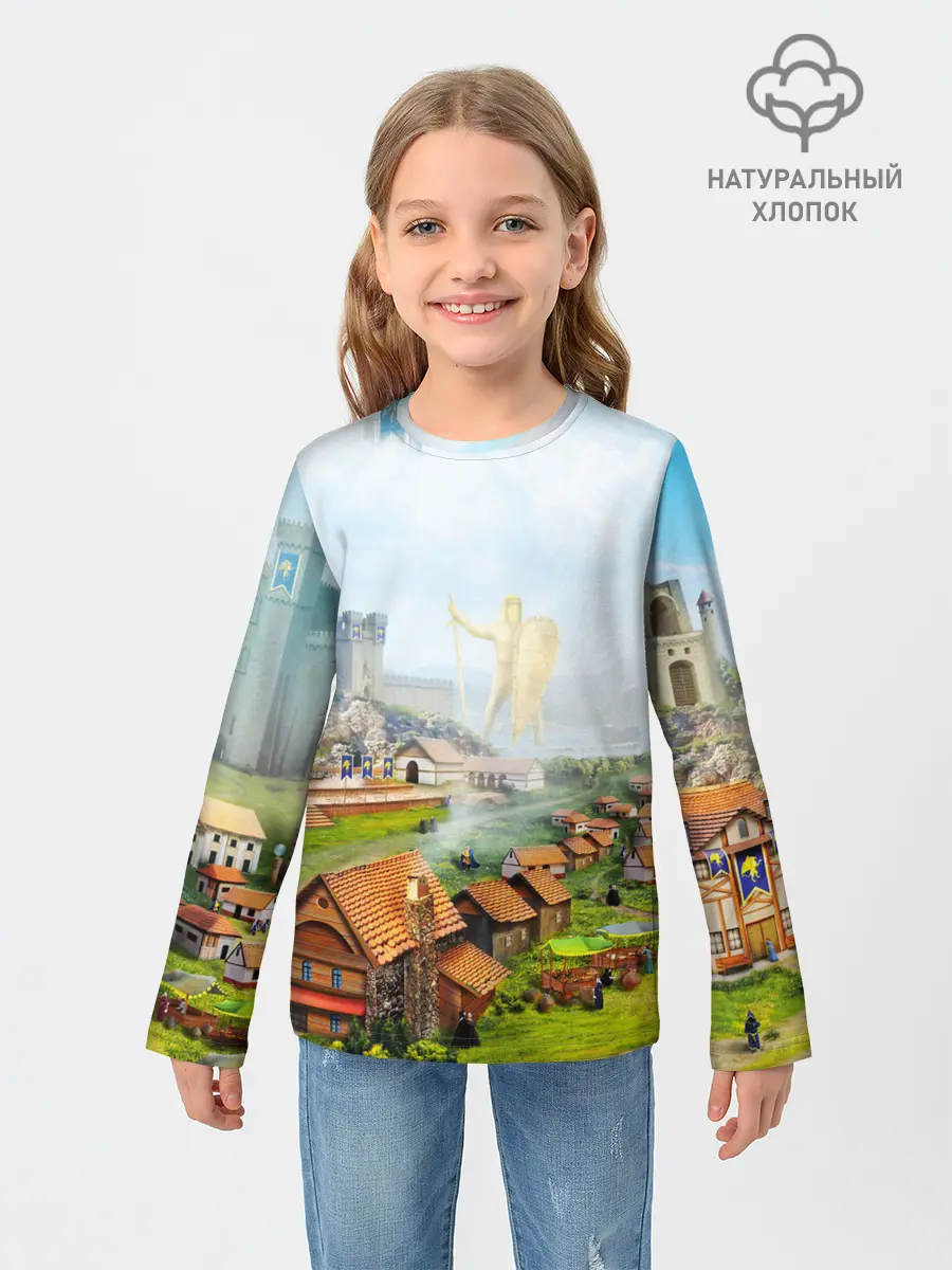 Детский лонгслив / ГЕРОИ МЕЧА И МАГИИ