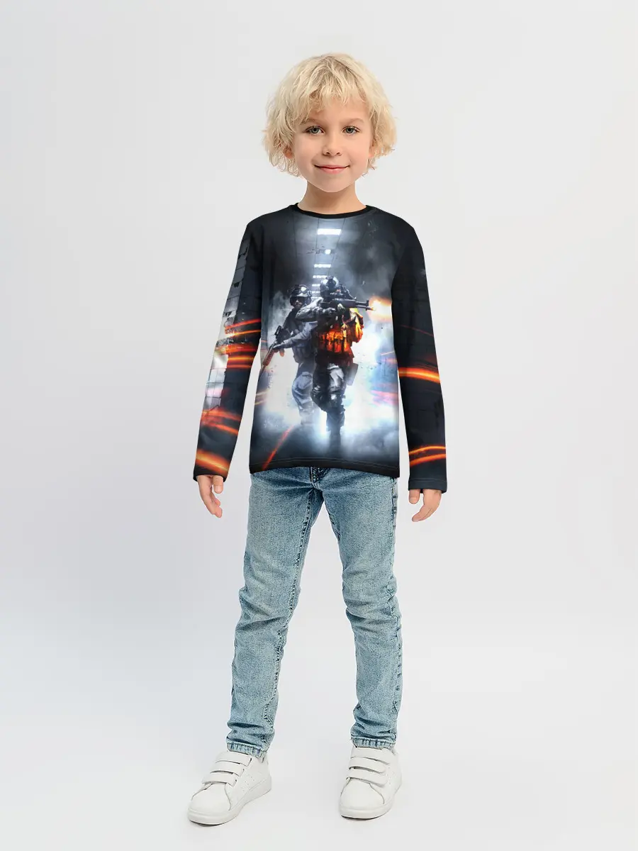 Детский лонгслив / Battlefield