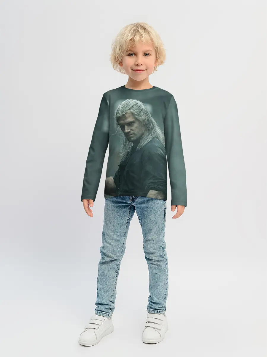 Детский лонгслив / Ведьмак Геральт