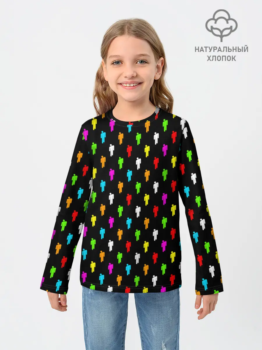 Детский лонгслив / BILLIE EILISH | ПАТТЕРН