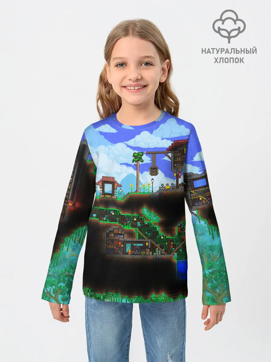 Детский лонгслив / TERRARIA EXCLUSIVE