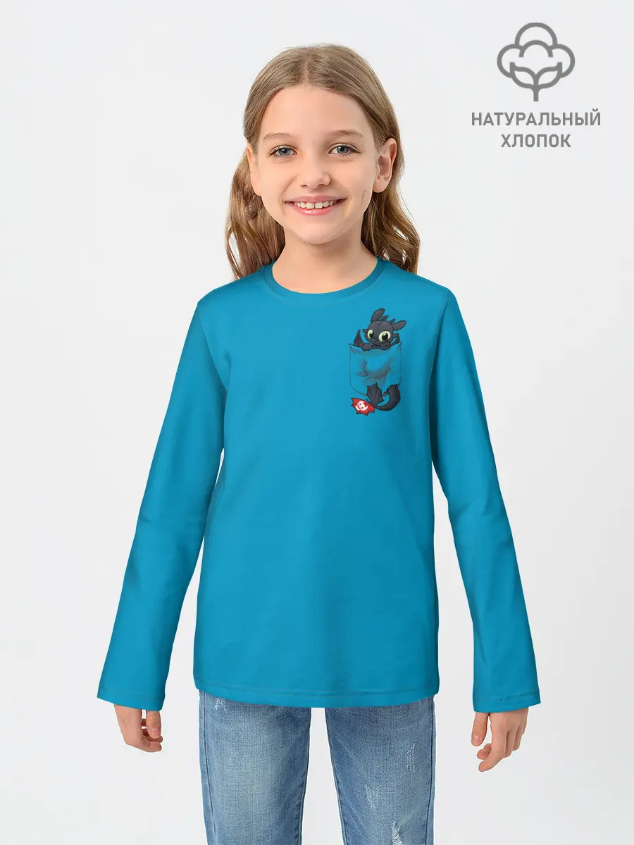 Детский лонгслив / Как приручить дракона