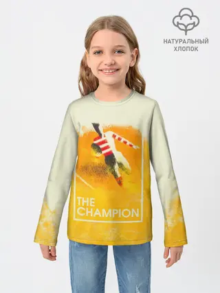 Детский лонгслив / Регби. The Champion