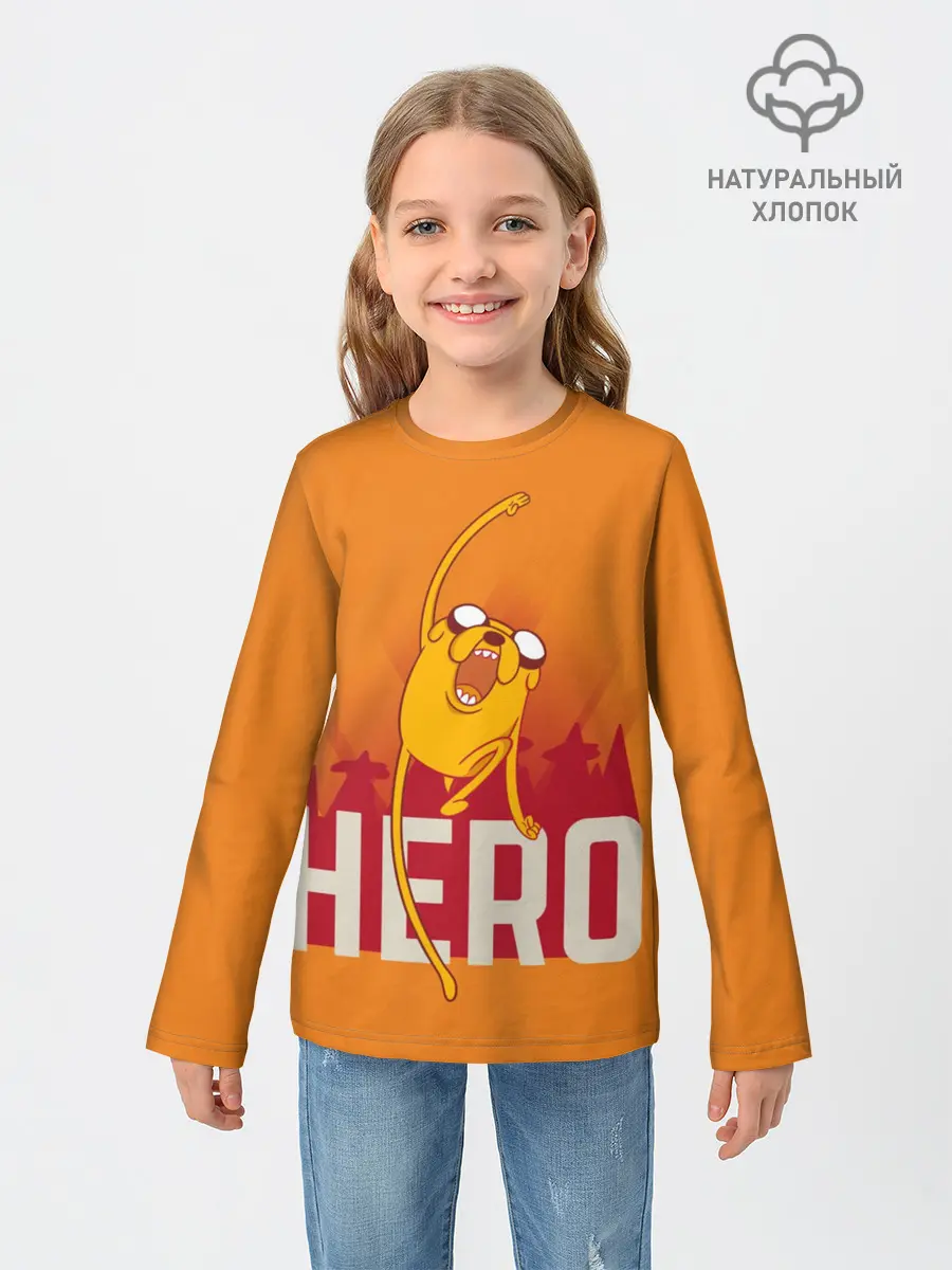 Детский лонгслив / HERO.Джейк