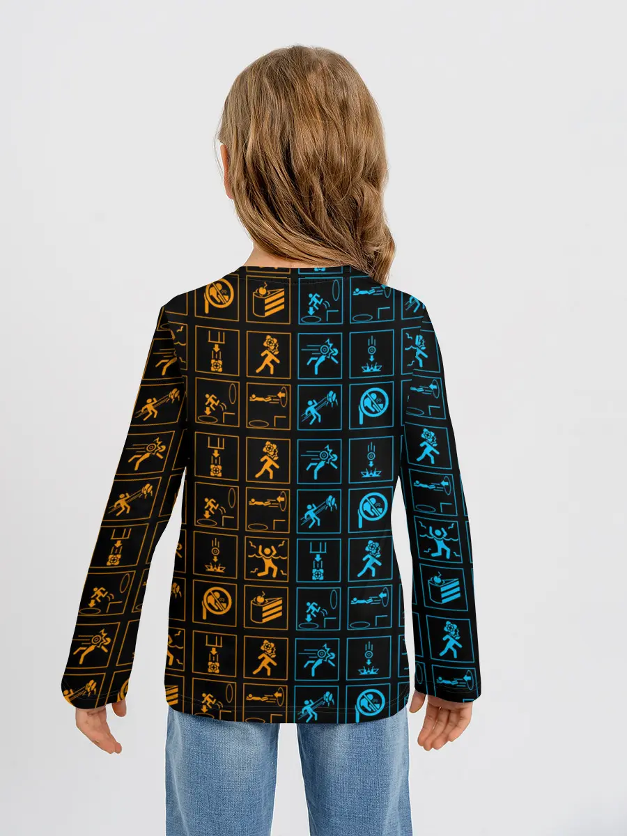 Детский лонгслив / PORTAL ICONS | ПОРТАЛ ИКОНКИ