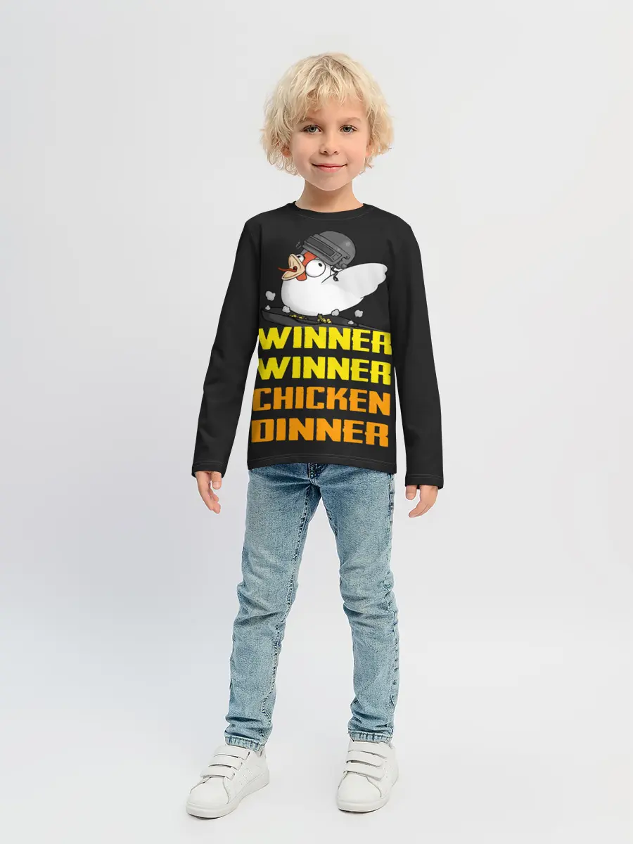 Детский лонгслив / Winner Chicken Dinner