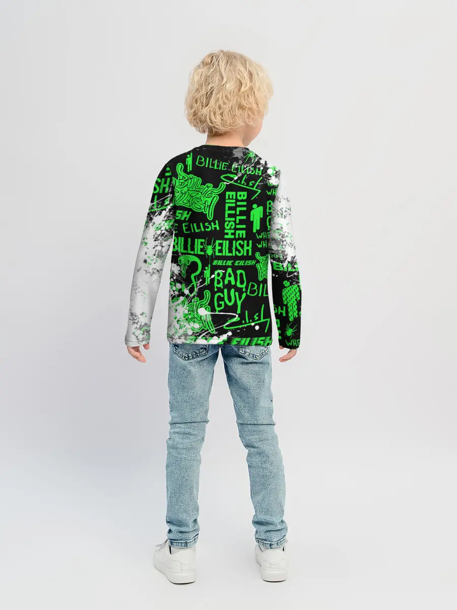 Детский лонгслив / BILLIE EILISH.