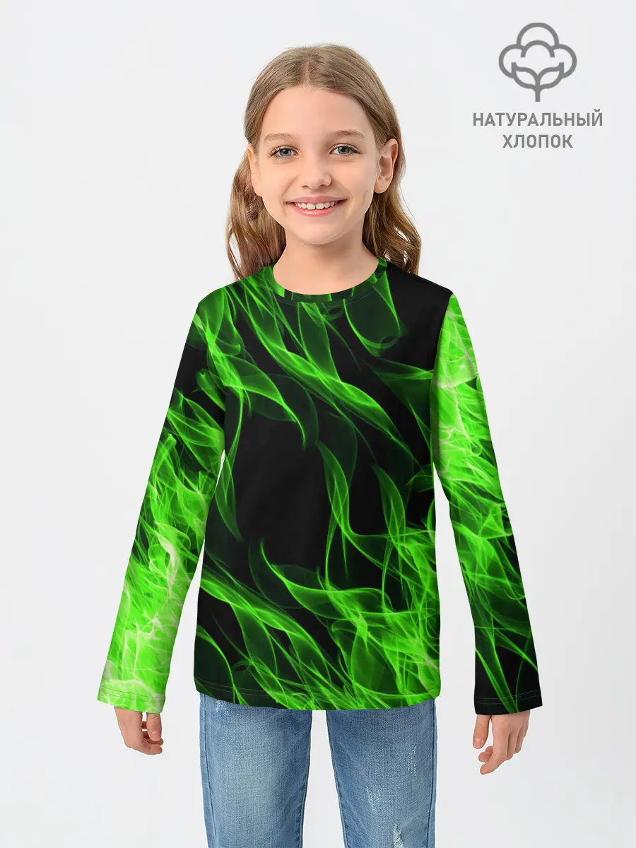 Детский лонгслив / TOXIC FLAME