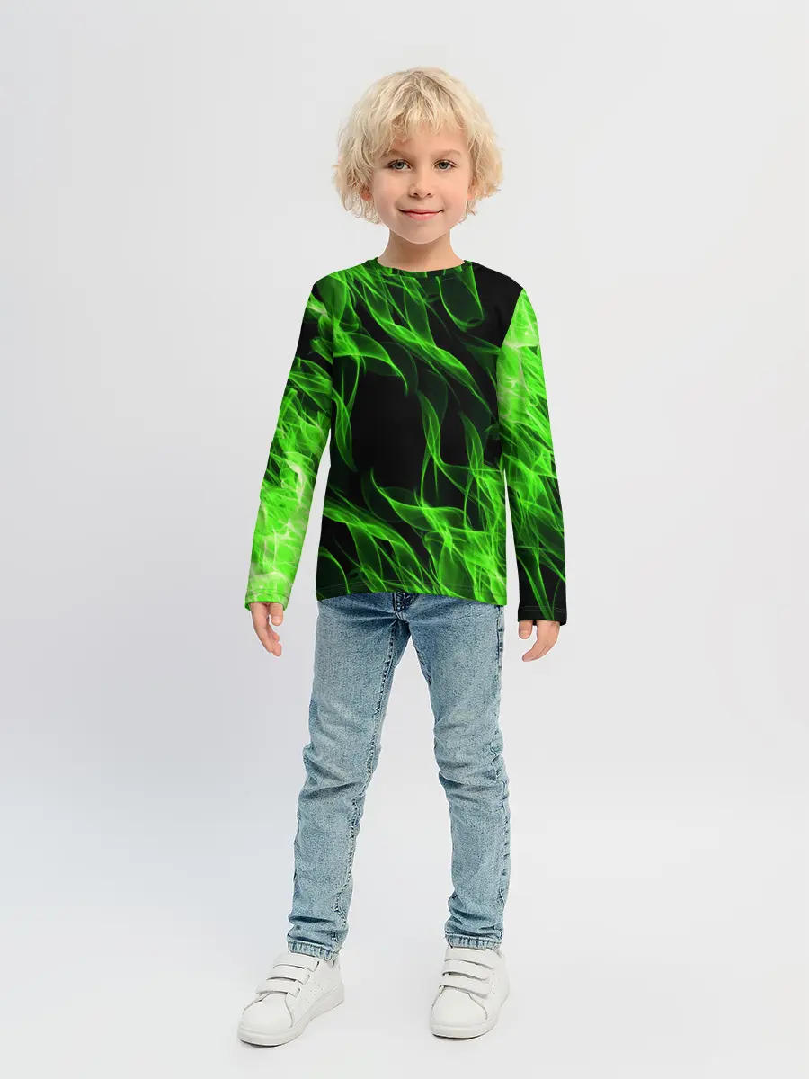Детский лонгслив / TOXIC FLAME