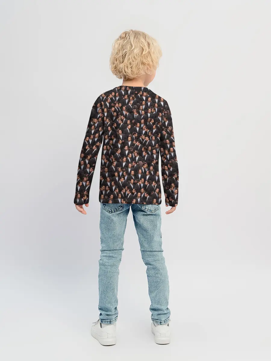 Детский лонгслив / Растерянный Траволта