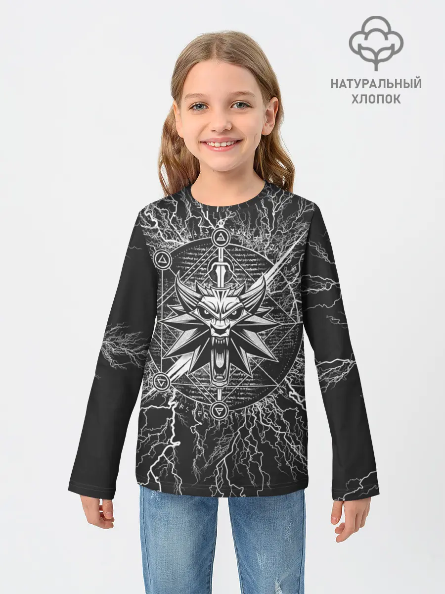 Детский лонгслив / The Witcher