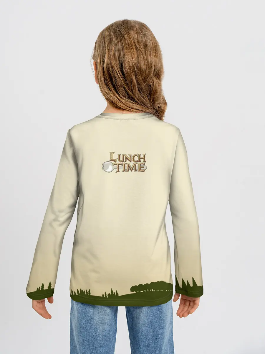 Детский лонгслив / Lunch time