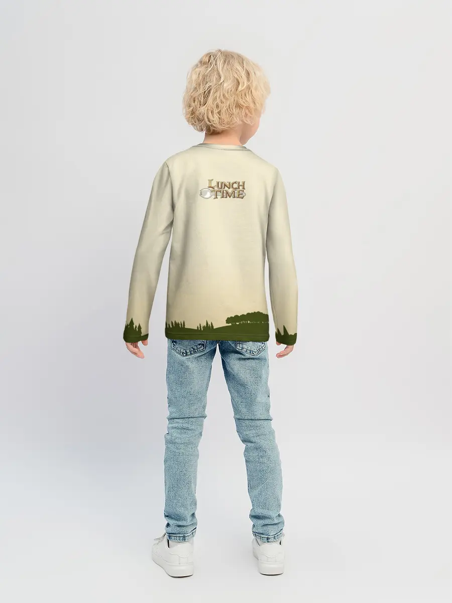 Детский лонгслив / Lunch time