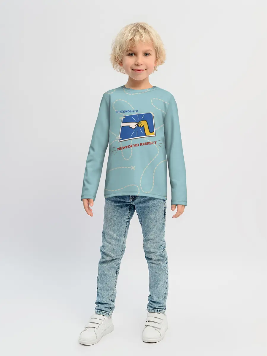 Детский лонгслив / Friendship. Adventure time