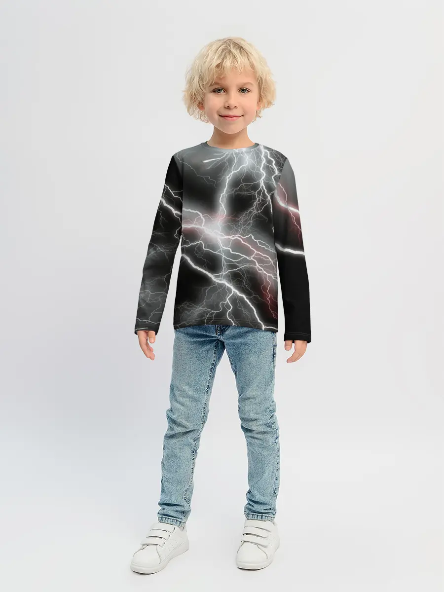 Детский лонгслив / молния