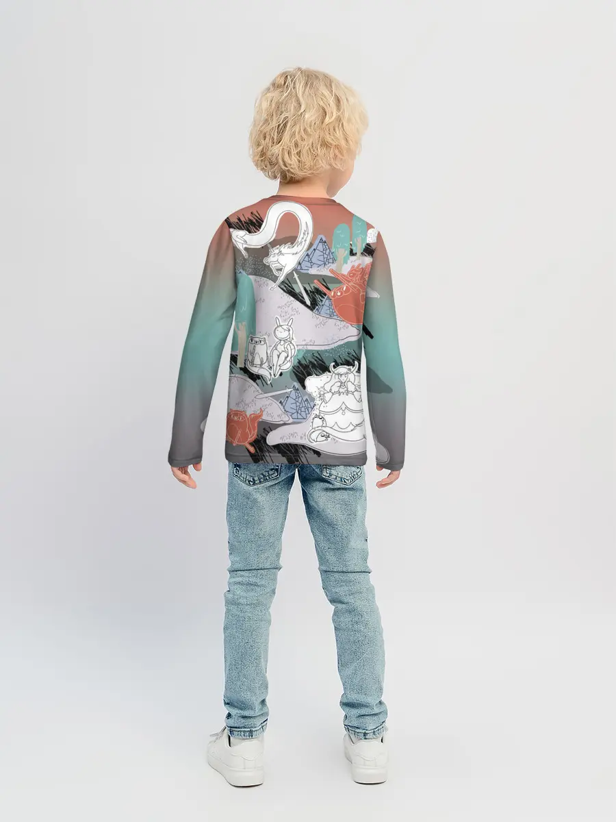 Детский лонгслив / Время Приключений