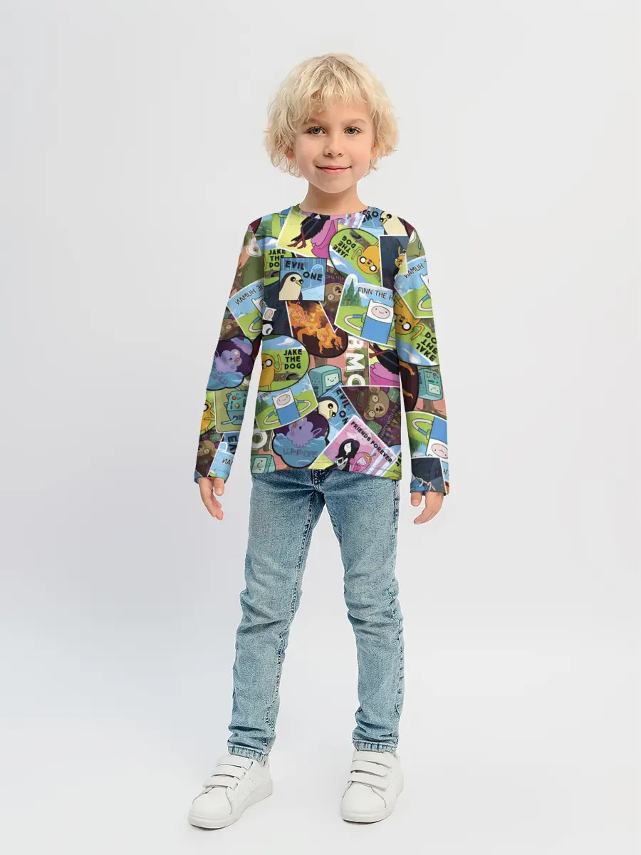 Детский лонгслив / Время Приключений