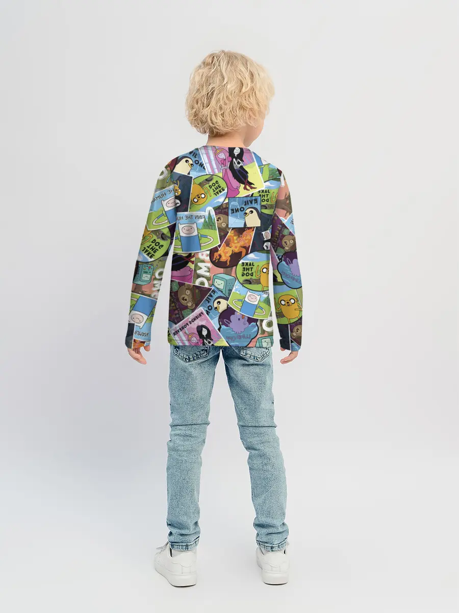 Детский лонгслив / Время Приключений