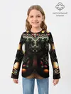 Детский лонгслив / ФРАКТАЛЬНЫЙ ОПТИЧЕСКИЙ УЗОР