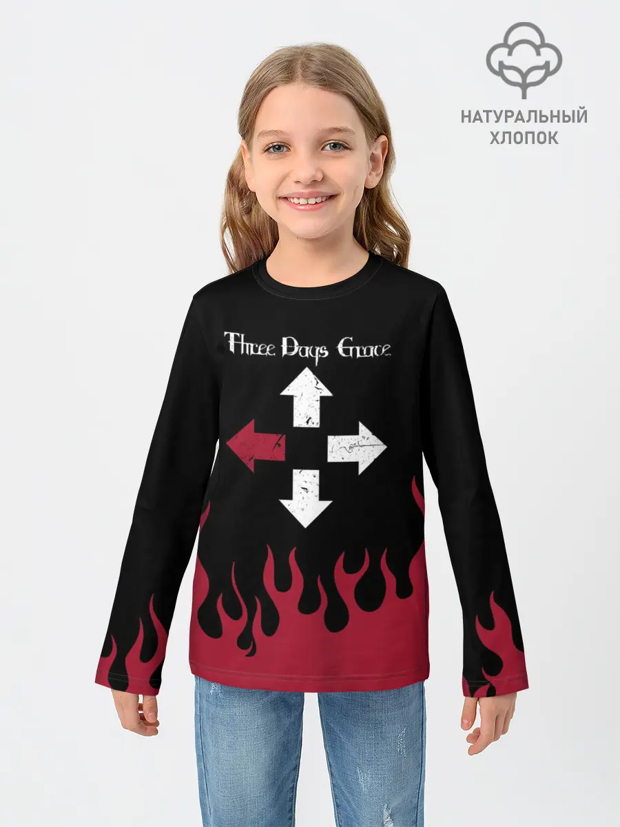 Детский лонгслив / Three Days Grace