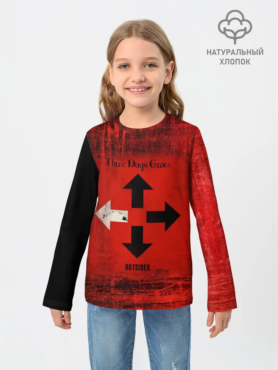 Детский лонгслив / Three Days Grace