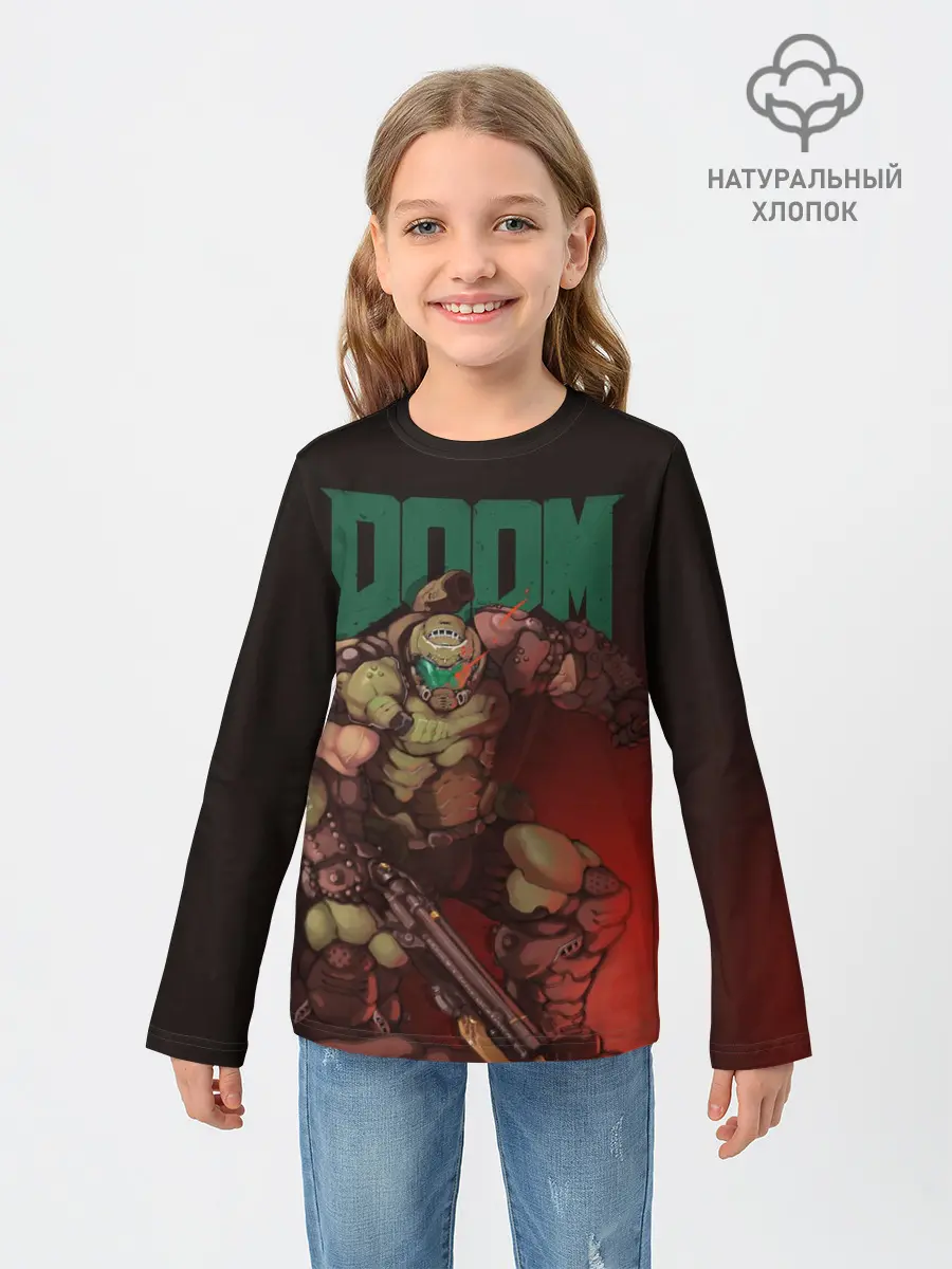 Детский лонгслив / Doom