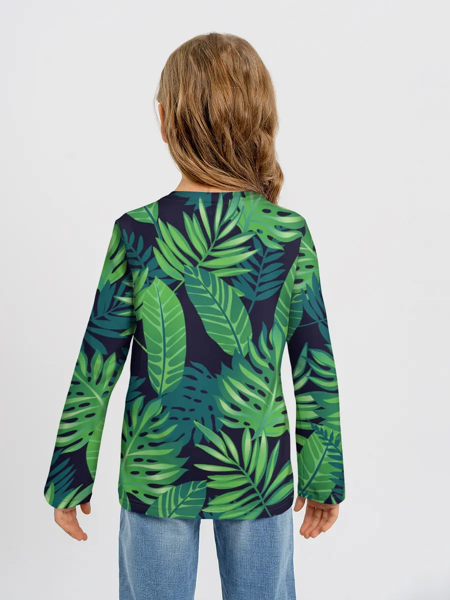 Детский лонгслив / Тропики