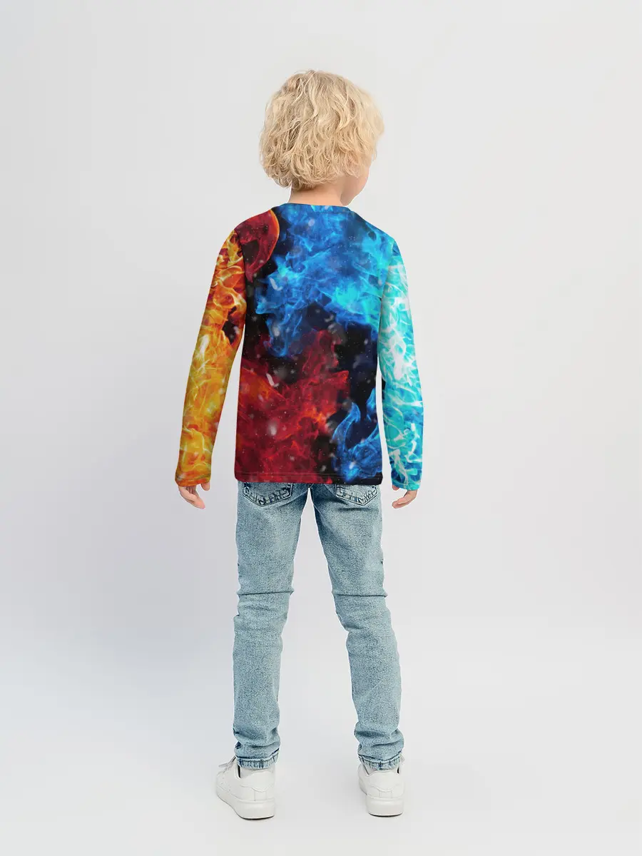 Детский лонгслив / Minecraft / Майнкрафт