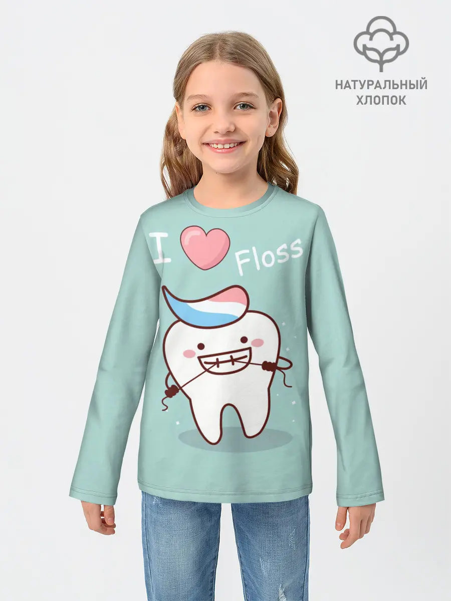 Детский лонгслив / Tooth