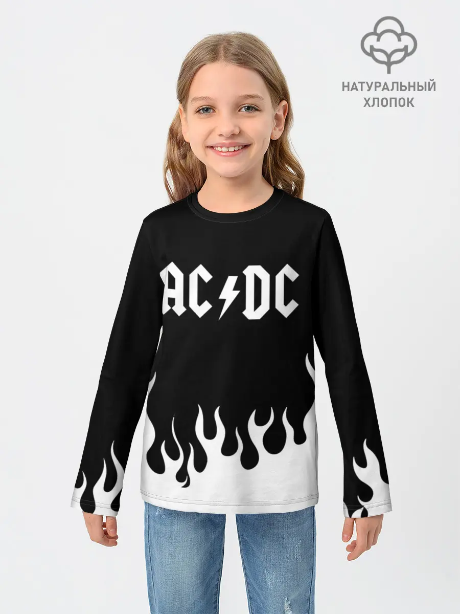 Детский лонгслив / AC DC