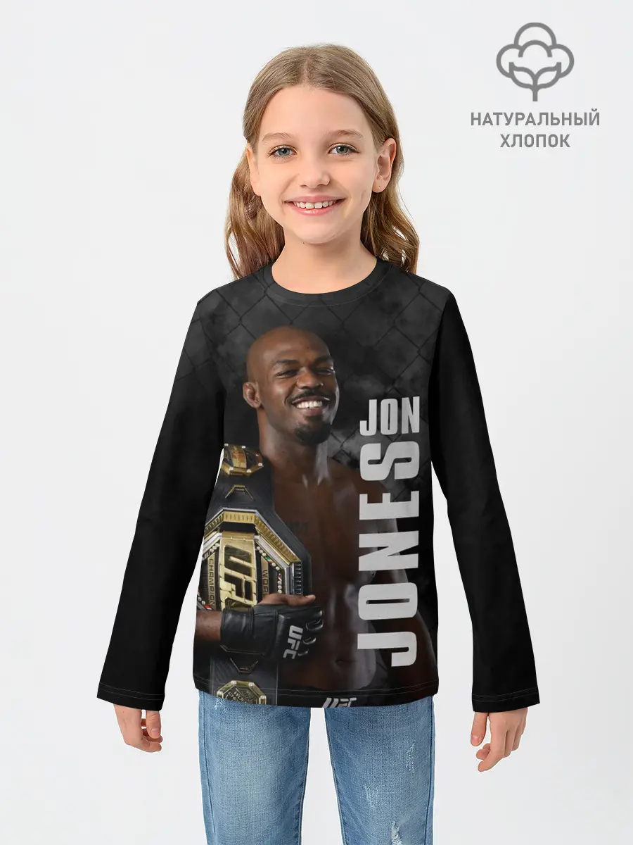 Детский лонгслив / Jon Jones / Джон Джонс