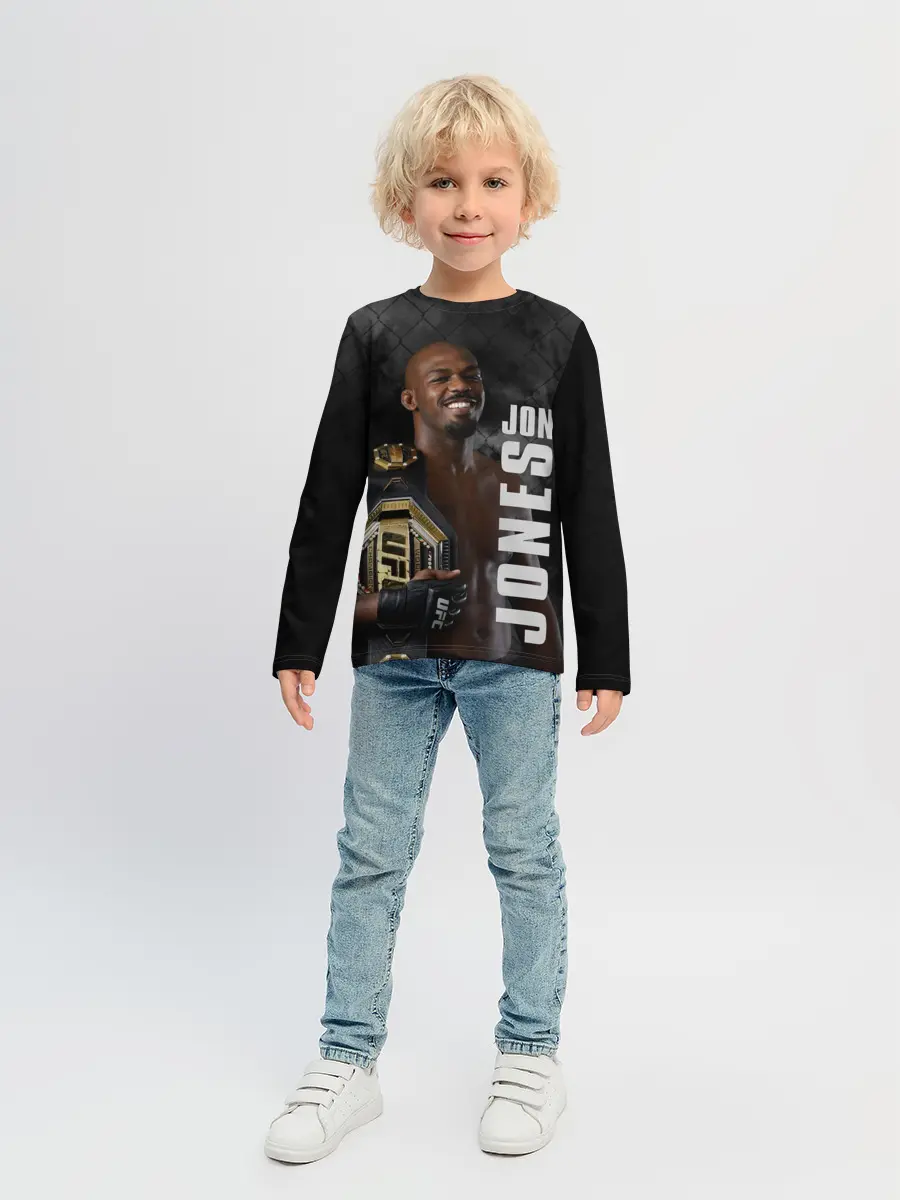 Детский лонгслив / Jon Jones / Джон Джонс