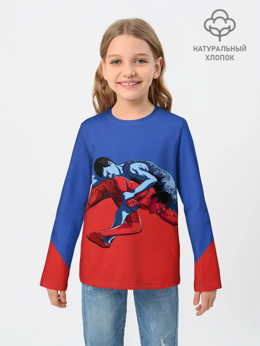 Детский лонгслив / Борьба