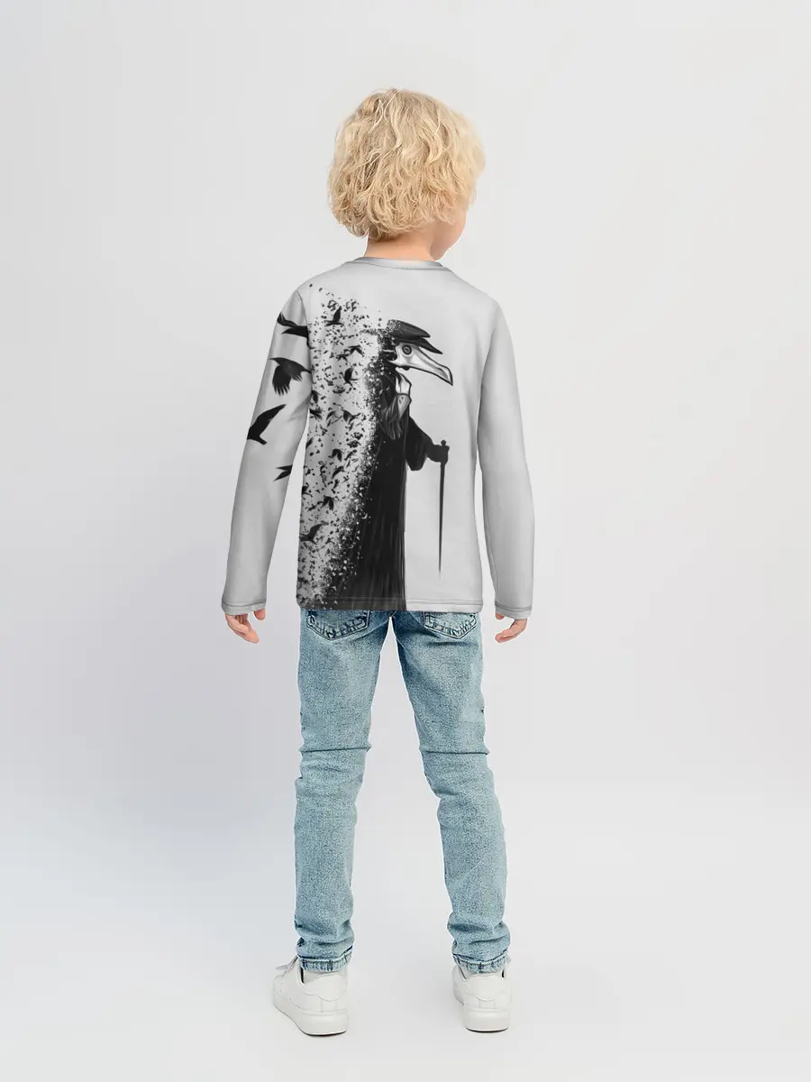 Детский лонгслив / Чумной доктор