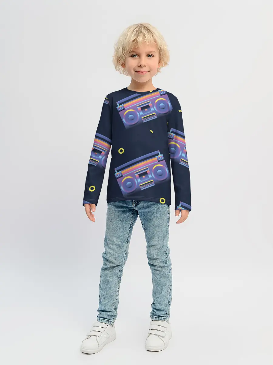 Детский лонгслив / Retro style