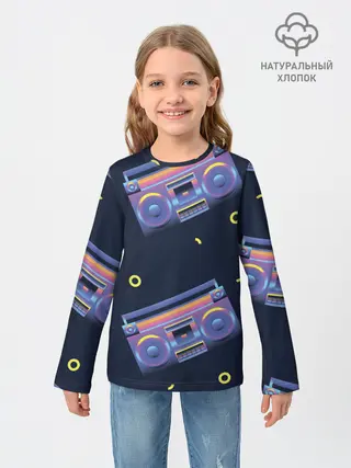 Детский лонгслив / Retro style