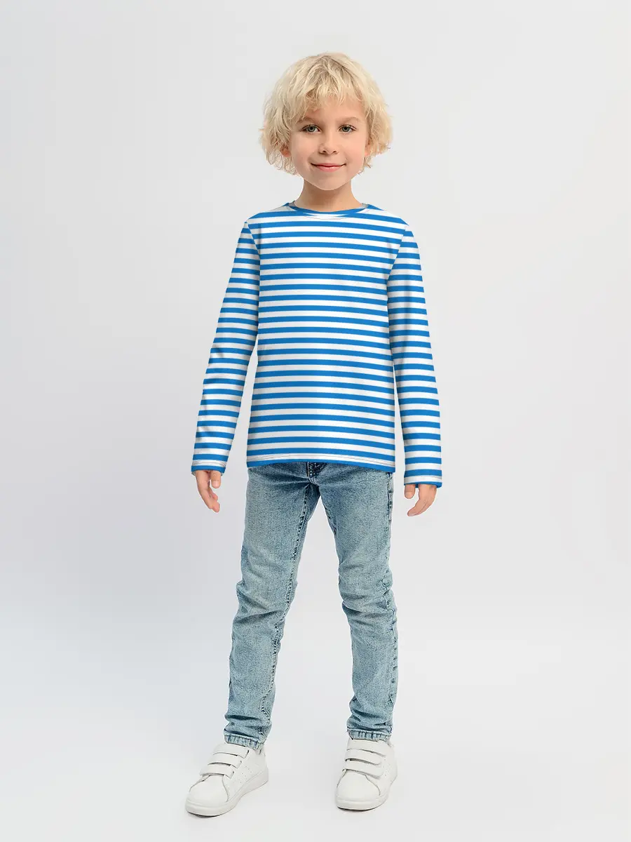 Детский лонгслив / Тельняшка ВДВ