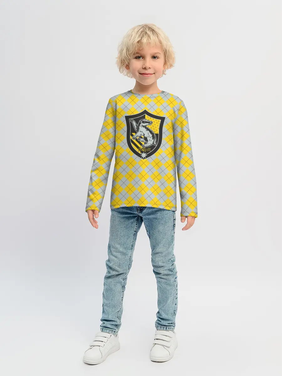 Детский лонгслив / Coat of Hufflepuff