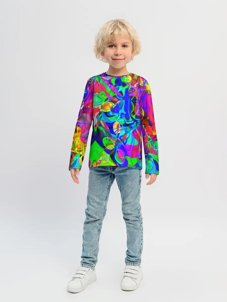 Детский лонгслив / НЕОНОВЫЕ КРАСКИ