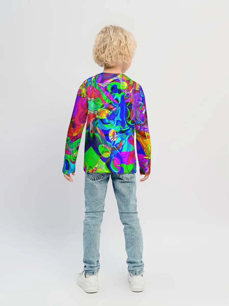 Детский лонгслив / НЕОНОВЫЕ КРАСКИ