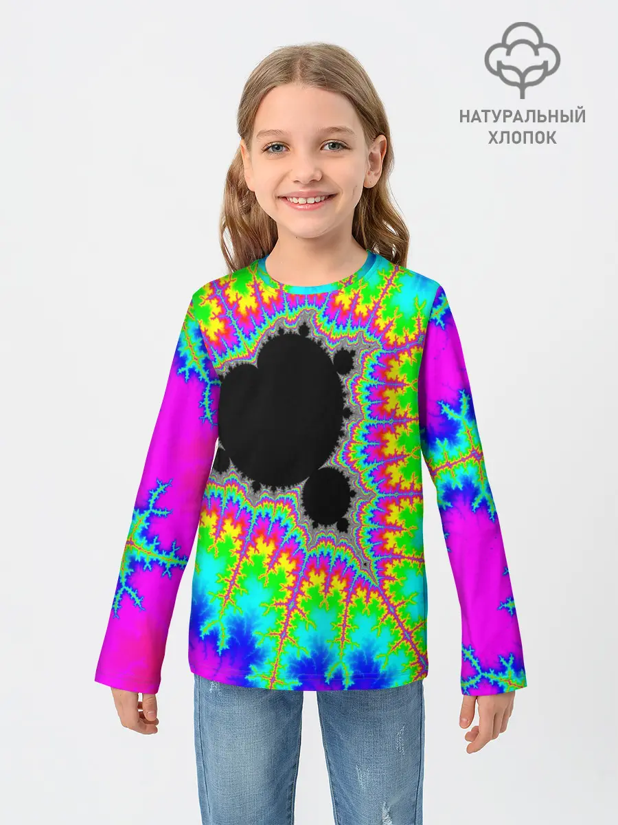 Детский лонгслив / NEON PSY