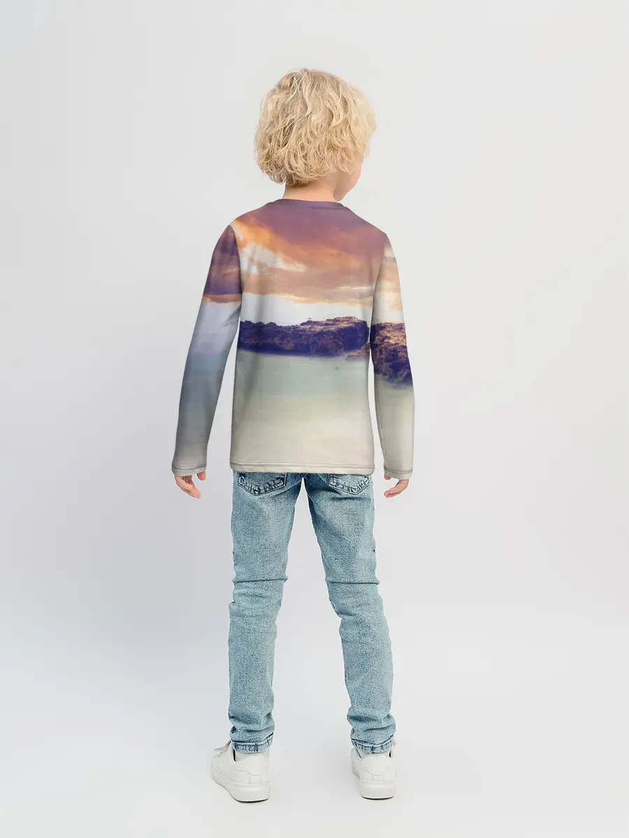 Детский лонгслив / Sea Sunset Horse